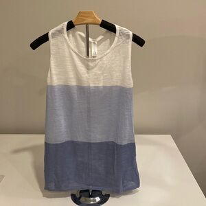 NWT: Marla Wynne tri-color tank top, size M.